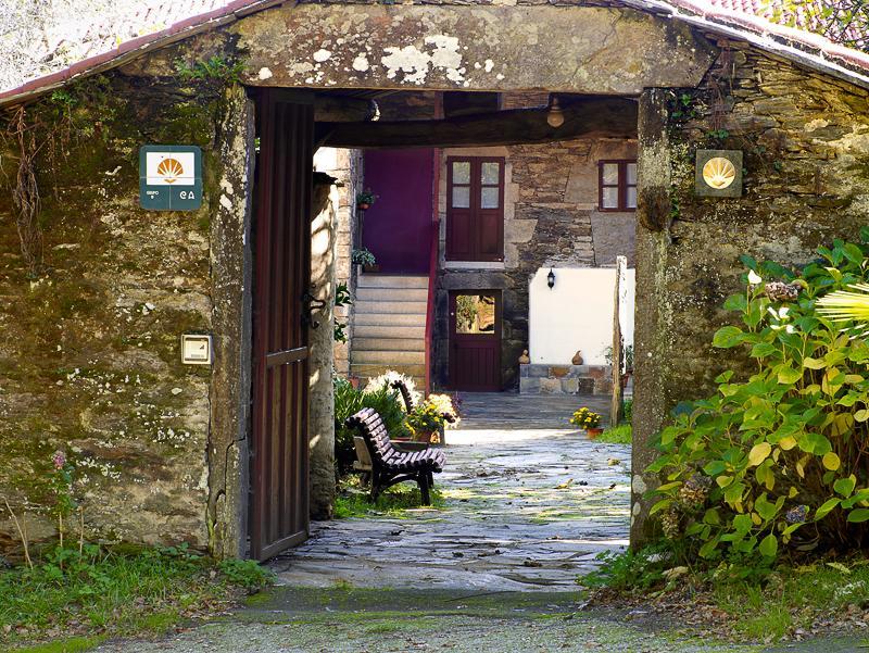 Gasthaus A Pena De Augasantas Oca de Abaixo Exterior foto
